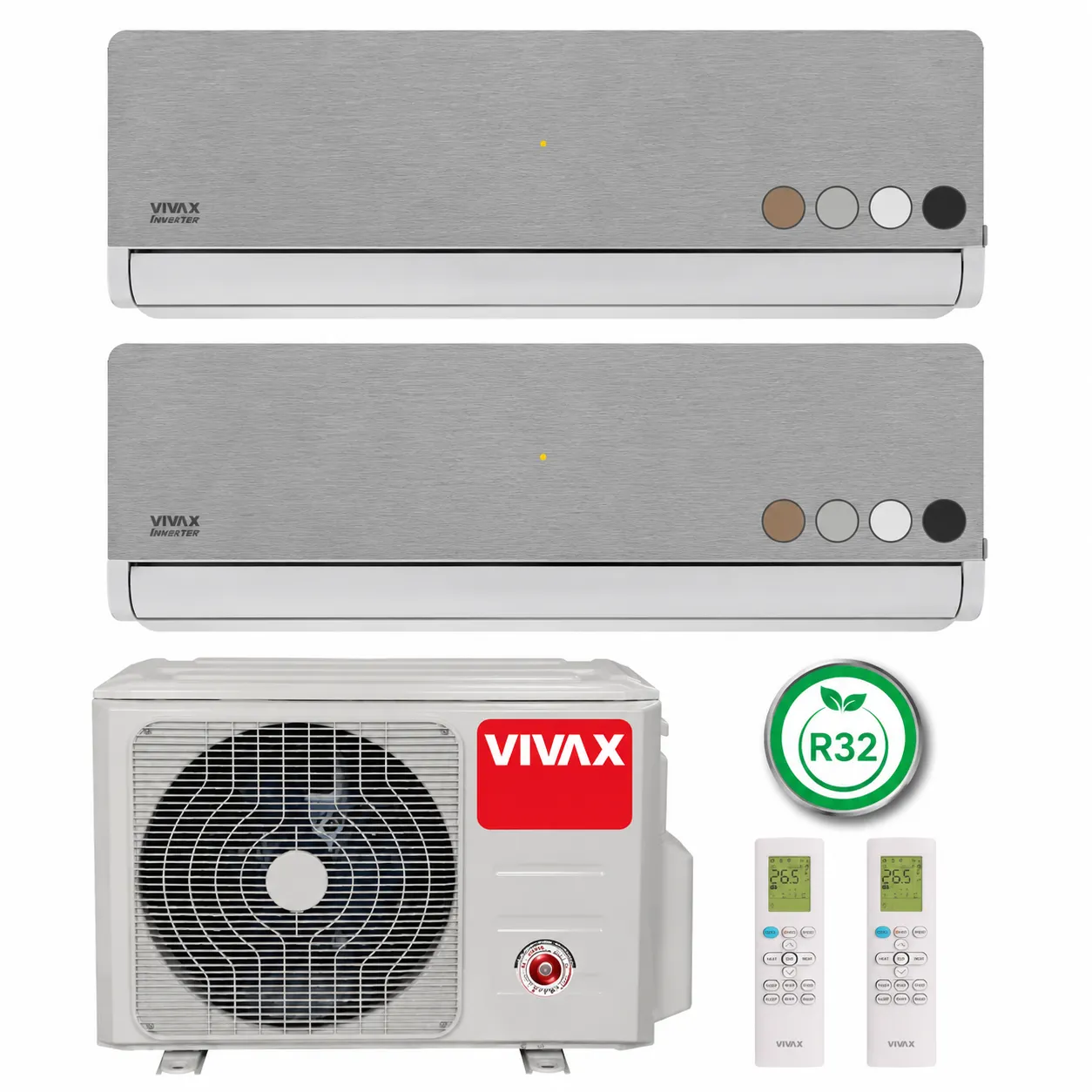 VIVAX H+ Design 2x 3,5 kW + 5,2 kW