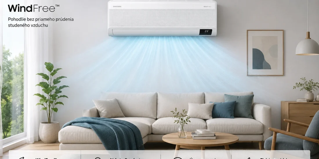 Samsung Wind-Free: Bezprievanový komfort doma