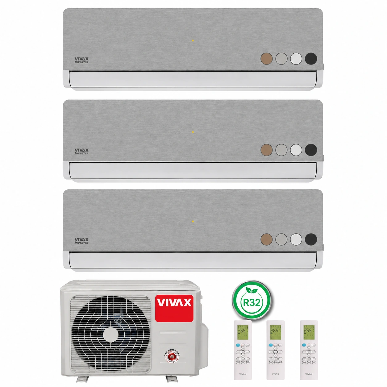 VIVAX H+ Design 3x 2,5 kW + 6,1 kW