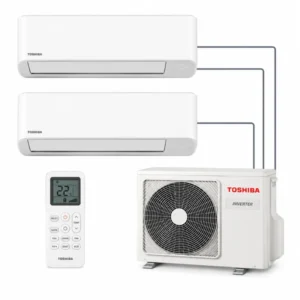 TOSHIBA SEYIA 2×2,5 kW + 4,0 kW