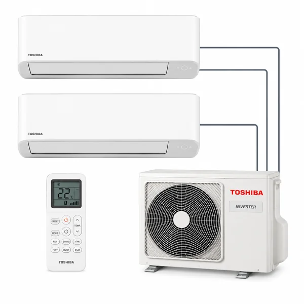 TOSHIBA SEYIA 2x2,5 kW + 4,0 kW